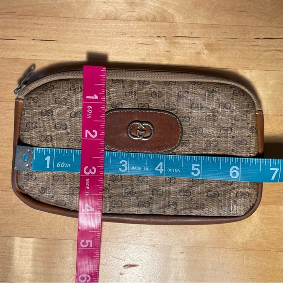 Vintage, 70s Gucci Micro GG monogram canvas pouch - Picture 12 of 12